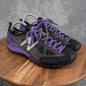 New Balance Minimus Running Shoes Women 9.5 Black‎ Purple Good WX007BP Athletic